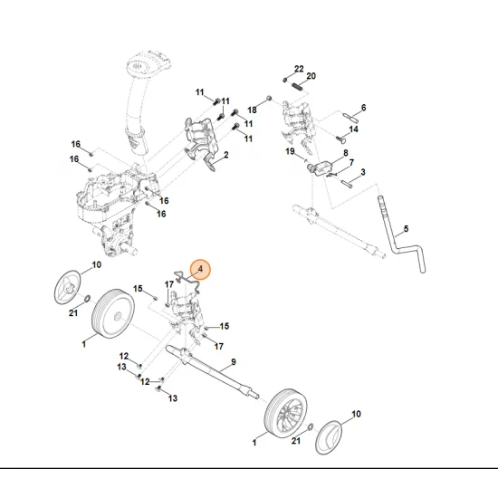 STIHL Glebogryzarka spalinowa MH445.0 sprężyna 6241 711 9100